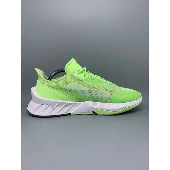 Puma Mercedes-AMG Petronas F1 Wired Run Lime Green Shoes 307036-05 Men's Sz 10.5 - Picture 9 of 10